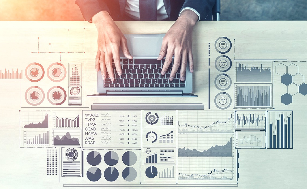 Data-driven analysis showing ROI of IT staff augmentation with laptop and relevant tools.